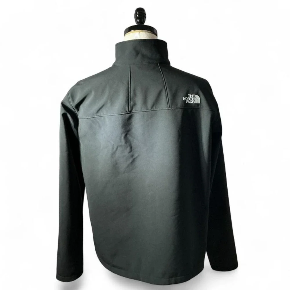The North Face Men's Sterling Silver Premium‎ Meats Soft Shell Jacket L Black